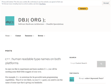 Tablet Screenshot of dbj.org